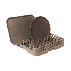 64-Compartment Open Plate&Tray Rack